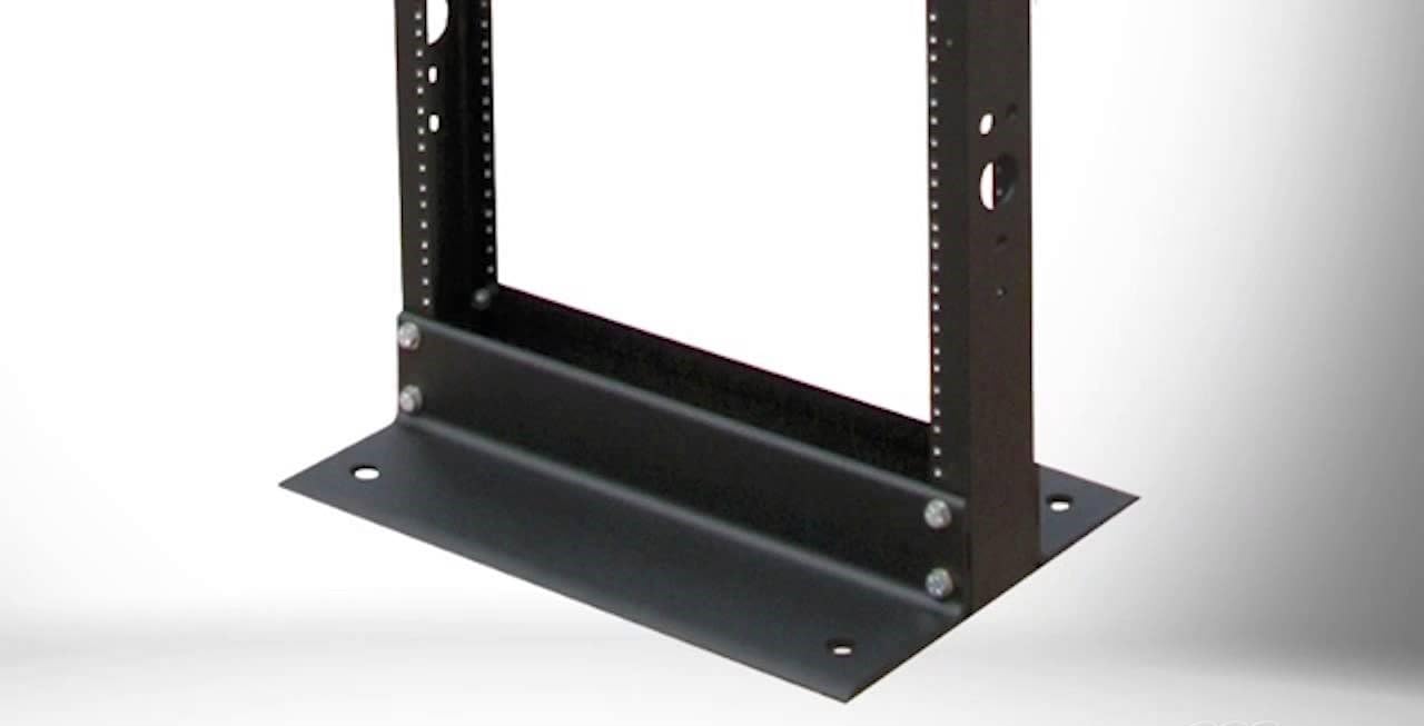 Tripp Lite 45U 2-Post Open Frame Rack, Network Equipment Rack, 12-24 Threaded and Numbered Mounting Positions