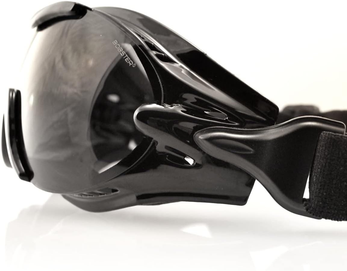 Bobster ® Phoenix, Gloss Black Frame, Smoked, Amber, & Clear Lens