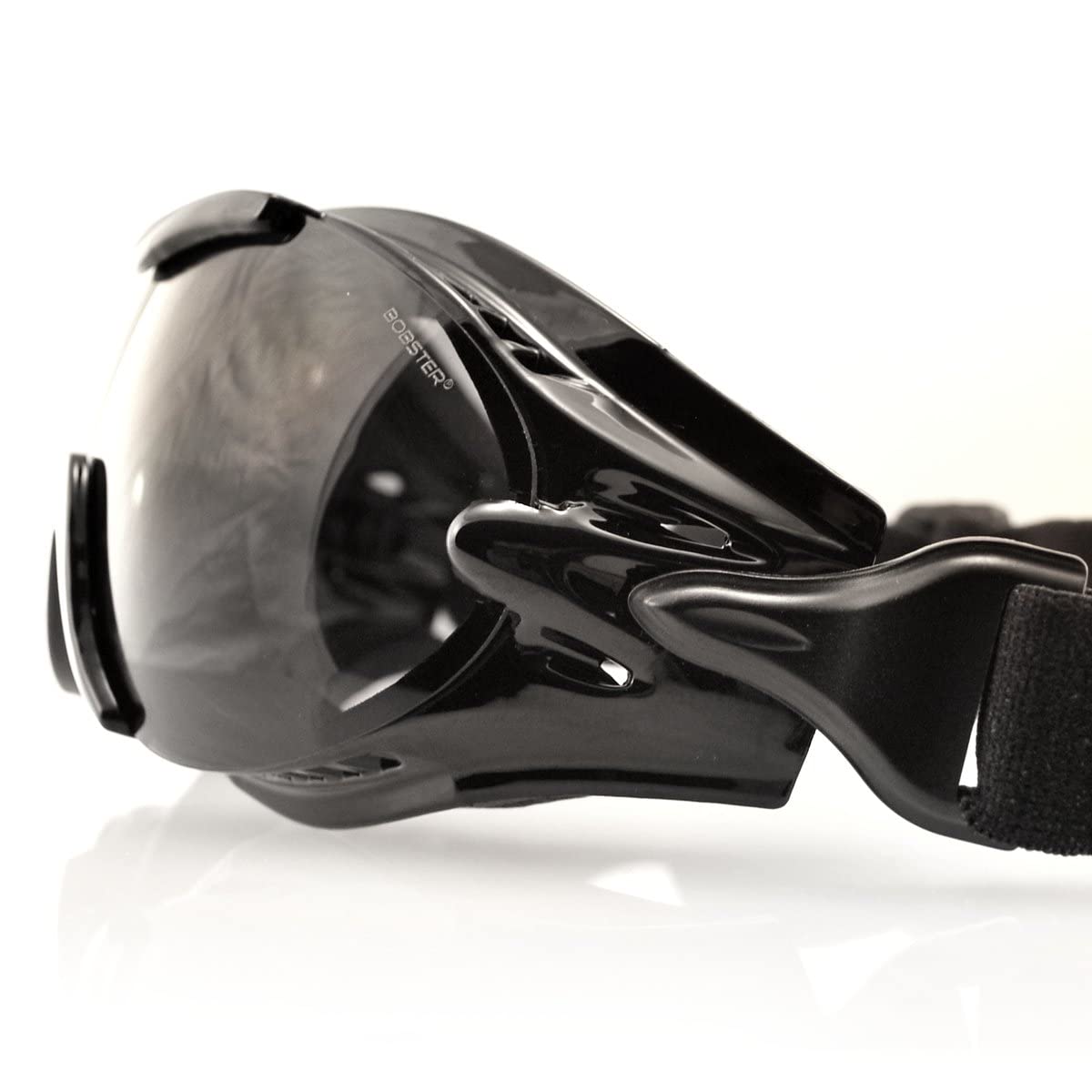 Bobster ® Phoenix, Gloss Black Frame, Smoked, Amber, & Clear Lens