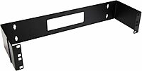 StarTech.com 2U Hinged Wall Mount Patch Panel Bracket - 6 inch Deep - 19" Patch Panel Swing Rack for Shallow Network