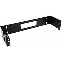 StarTech.com 2U Hinged Wall Mount Patch Panel Bracket - 6 inch Deep - 19" Patch Panel Swing Rack for Shallow Network