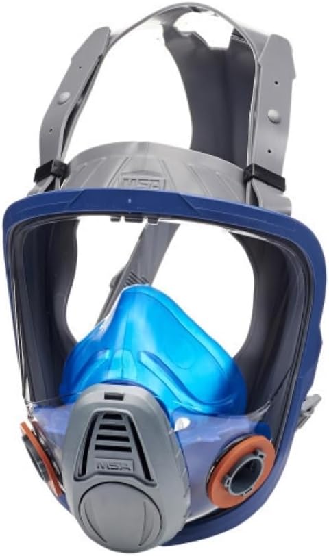 MSA Advantage 3200 Series Full-Facepiece Respirato 1 Count (Pack of 1) Rubber