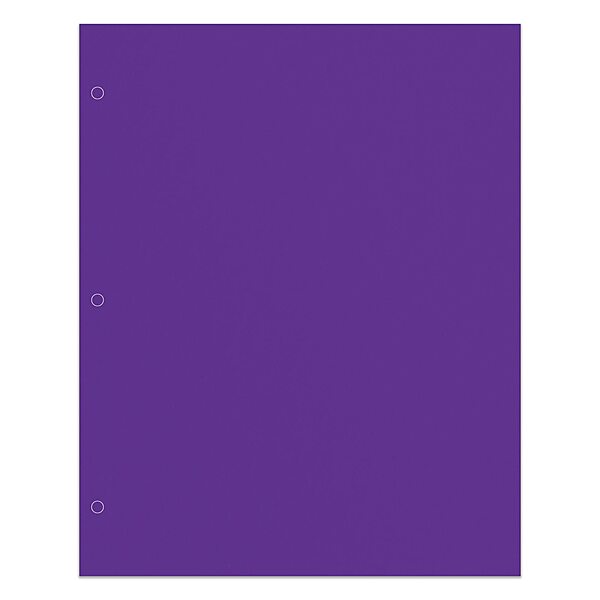 Office Depot® Brand 2-Pocket School-Grade Paper Folder, Letter Size, Purple