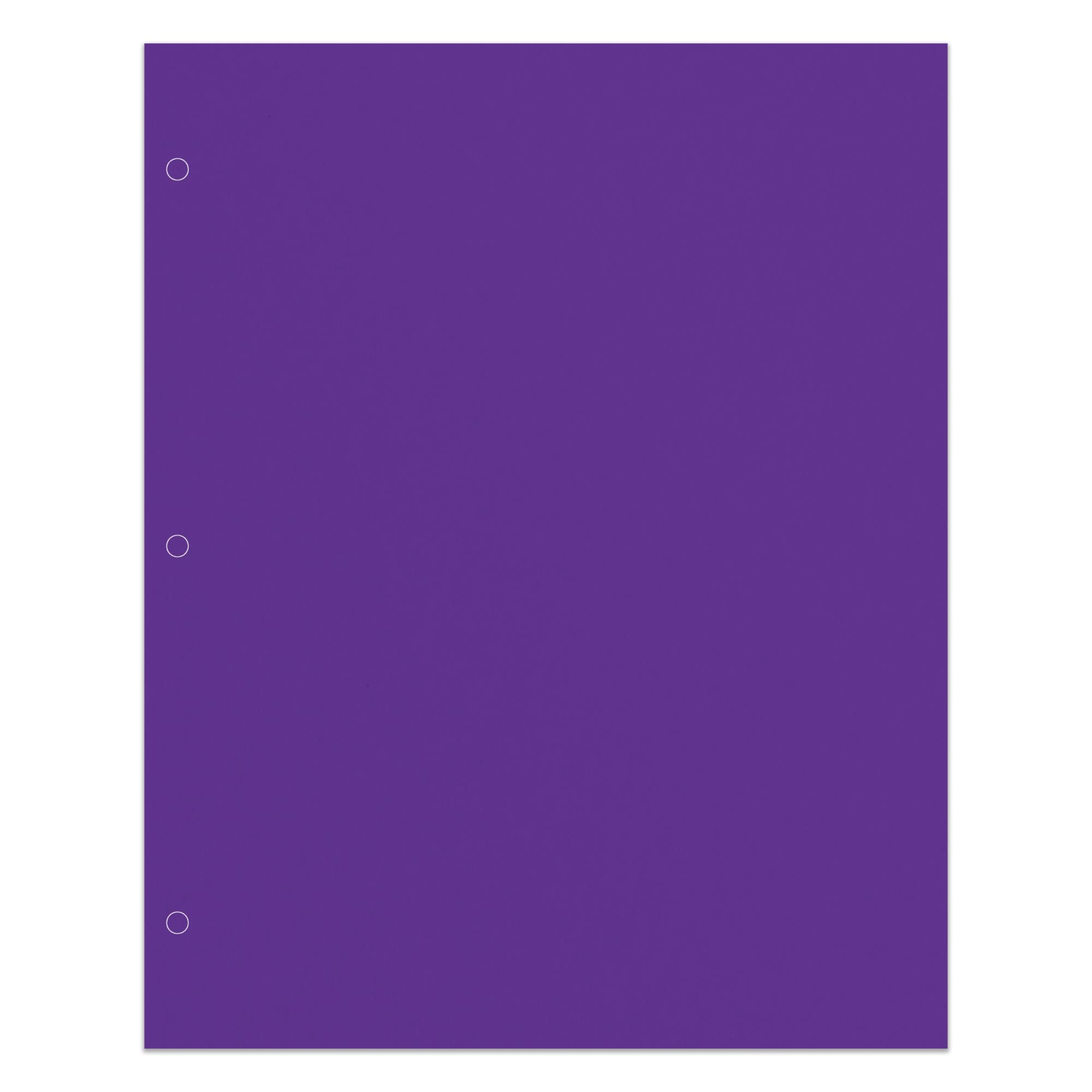 Office Depot® Brand 2-Pocket School-Grade Paper Folder, Letter Size, Purple