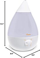 CRANE Drop 1-Gallon Ultrasonic Cool Mist Humidifier