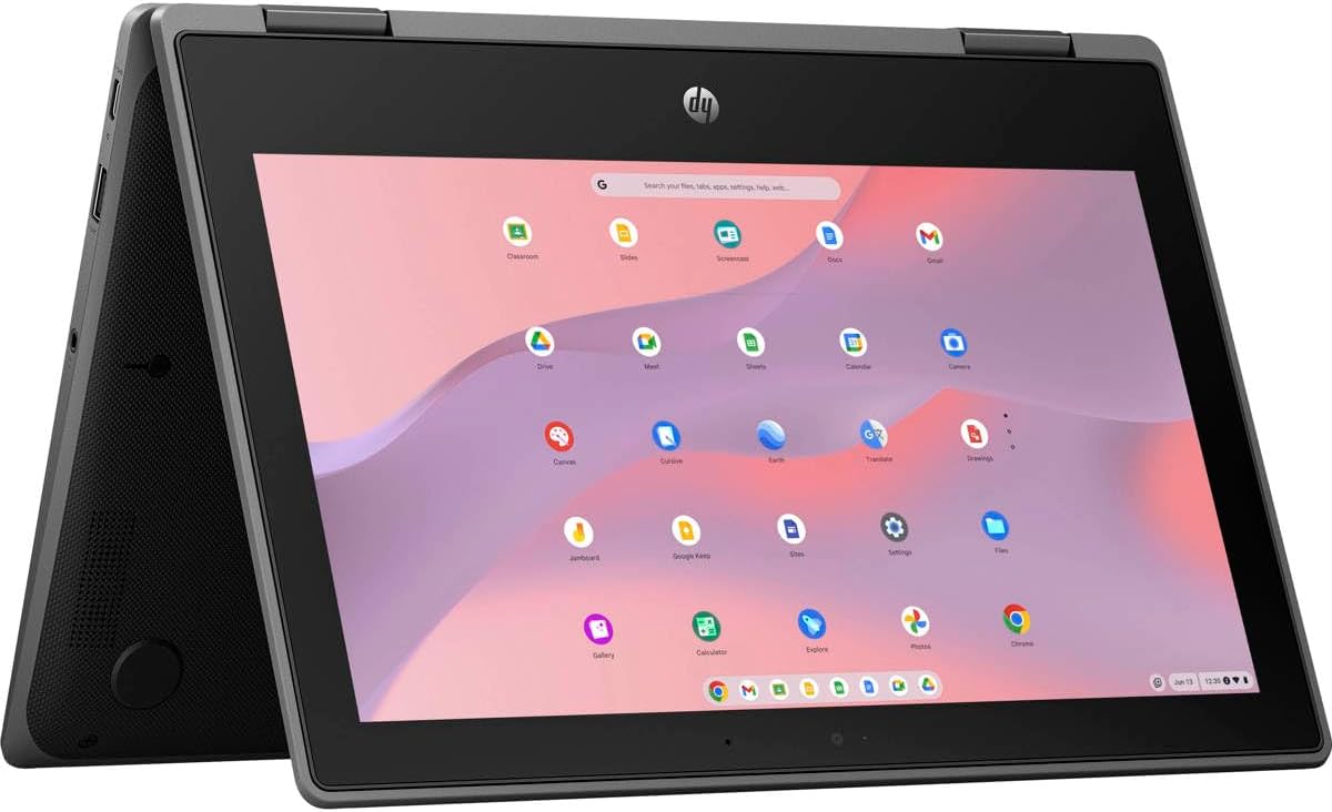 HP Fortis x360 G3 J 11.6" Touchscreen Rugged Convertible 2 in 1 Chromebook - HD - Intel Celeron N5100-8 GB
