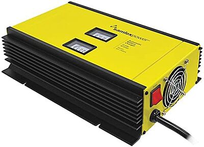 Samlex 40A Battery Charger - 24V - 2-Bank - 3-Stage w/Dip Switch & Lugs - Includes Temp Sensor