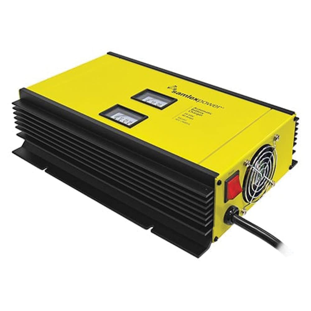 Samlex 40A Battery Charger - 24V - 2-Bank - 3-Stage w/Dip Switch & Lugs - Includes Temp Sensor
