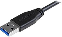 StarTech.com Slim USB 3.0 A to Micro-B Angled Micro-USB Cable