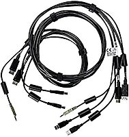 Vertiv Avocent Dual USB Keyboard and Mouse, Dual DisplayPort and Audio Cable, 6 ft. - CBL0108