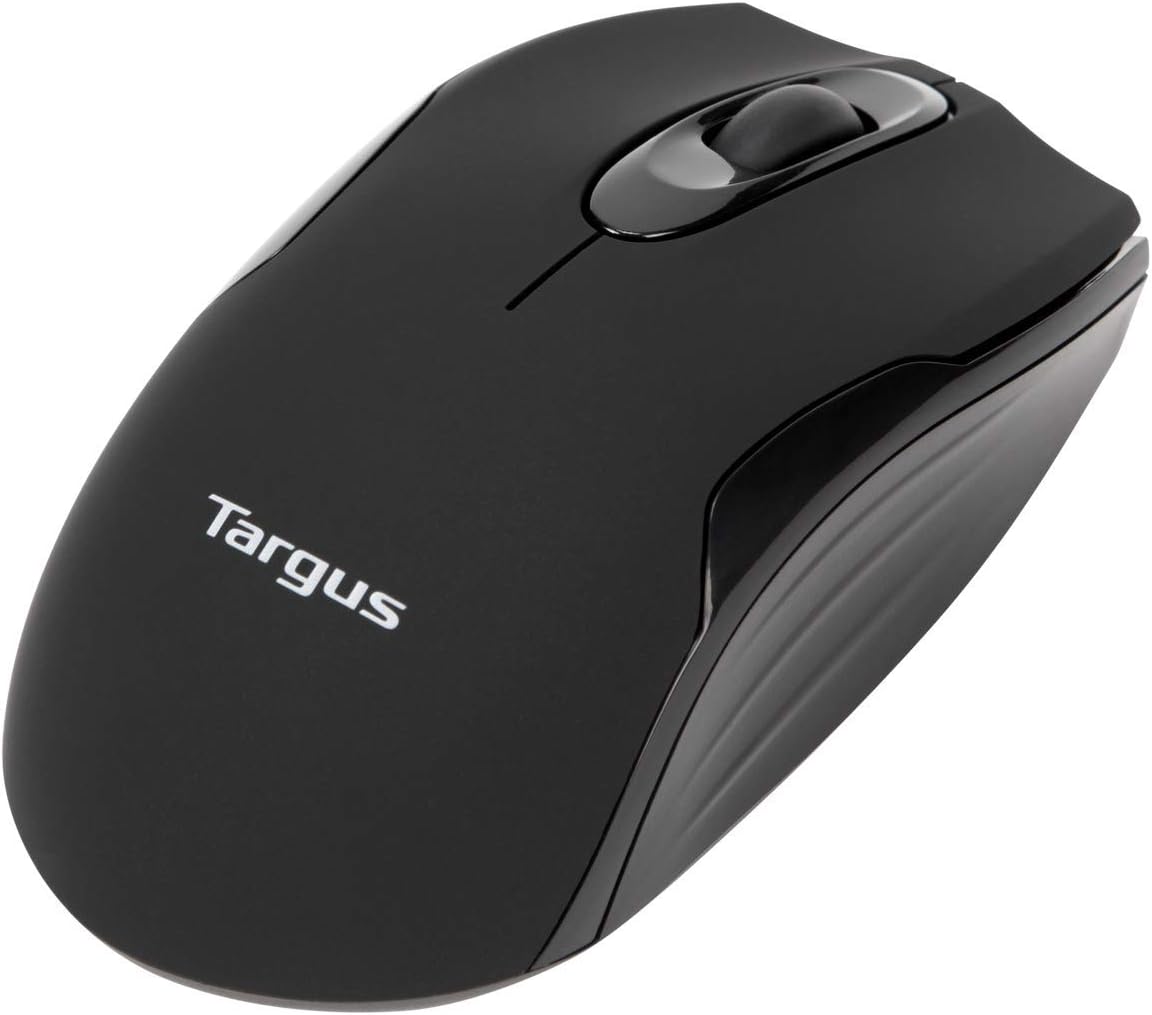 Targus W575 Wireless Optical Mouse, Full Size, Black, AMW575TT