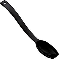 Cambro SPO8CW110 Deli Spoon 8" notched back black - Case of 12