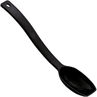 Cambro SPO8CW110 Deli Spoon 8" notched back black - Case of 12