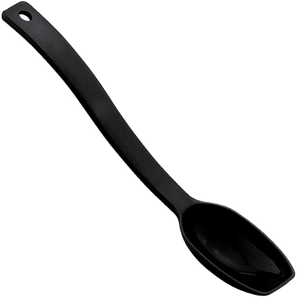 Cambro SPO8CW110 Deli Spoon 8" notched back black - Case of 12
