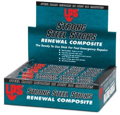 LPS Devcon Strong Steel Stick Epoxy Putty, 4 oz (60159) - Gray