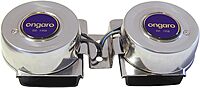 Schmitt Marine Ongaro All-Stainless Mini Compact Twin Horn - 12V