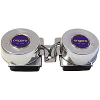 Schmitt Marine Ongaro All-Stainless Mini Compact Twin Horn - 12V