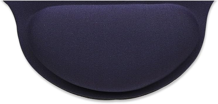 Manhattan Gel Mouse Pad - with Soft Wrist Support, Non- Slip Base, Ergonomic Design - for Laptop, Computer, PC Mouse - Blue