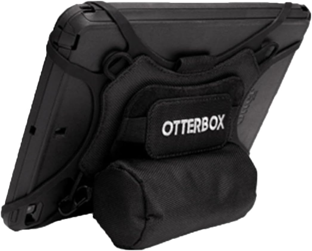 OtterBox Utility Carrying Case for 10in to 13in Apple, Samsung, LG, Google Tablet - Black - Neck Strap