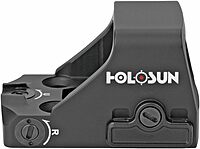 HOLOSUN HS407K X2 Red 6 MOA Dot Open Reflex Optical Sight for Subcompact Pistols