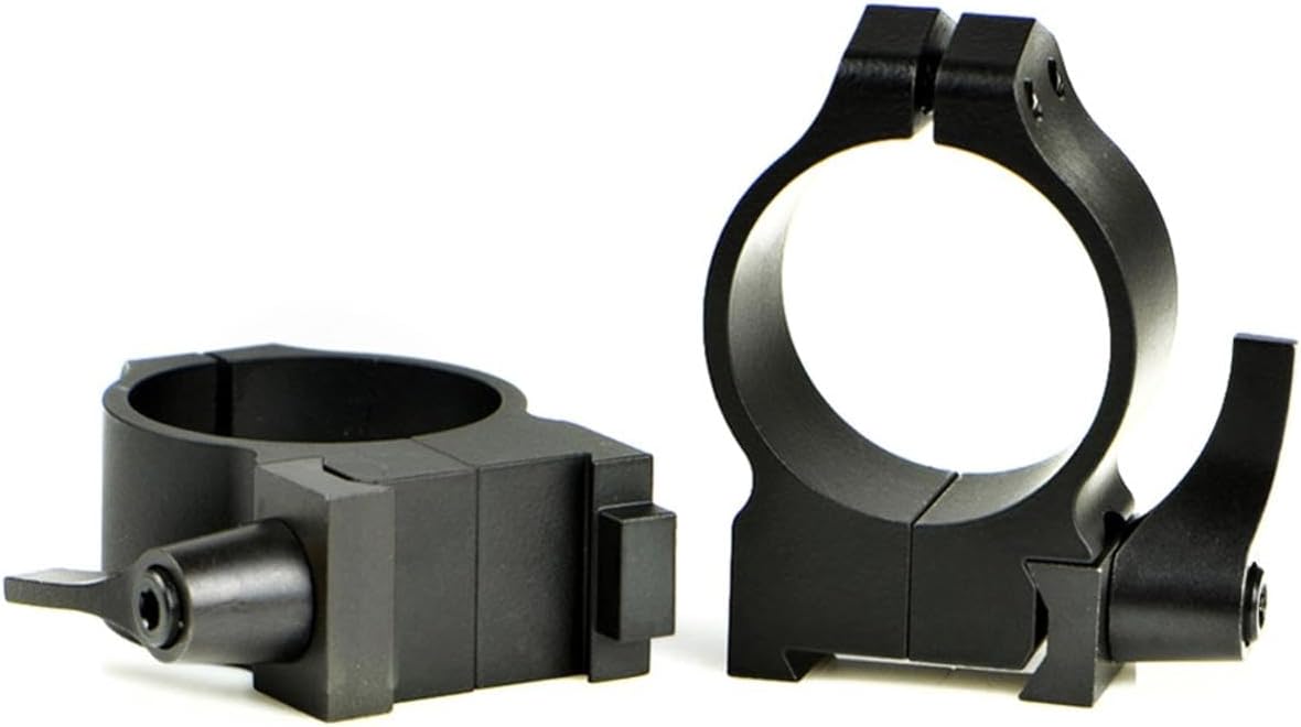 WARNE 1BLM CZ 550 Quick Detach Scope Rings, Solid Steel, Vertically Split, 1 inch, Med Matte