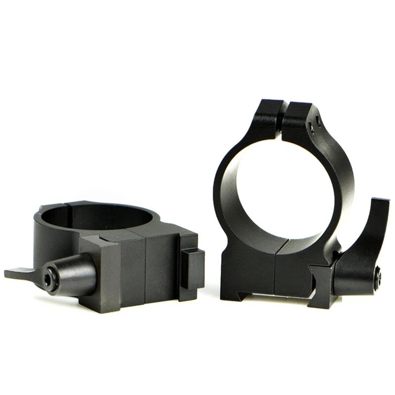 WARNE 1BLM CZ 550 Quick Detach Scope Rings, Solid Steel, Vertically Split, 1 inch, Med Matte