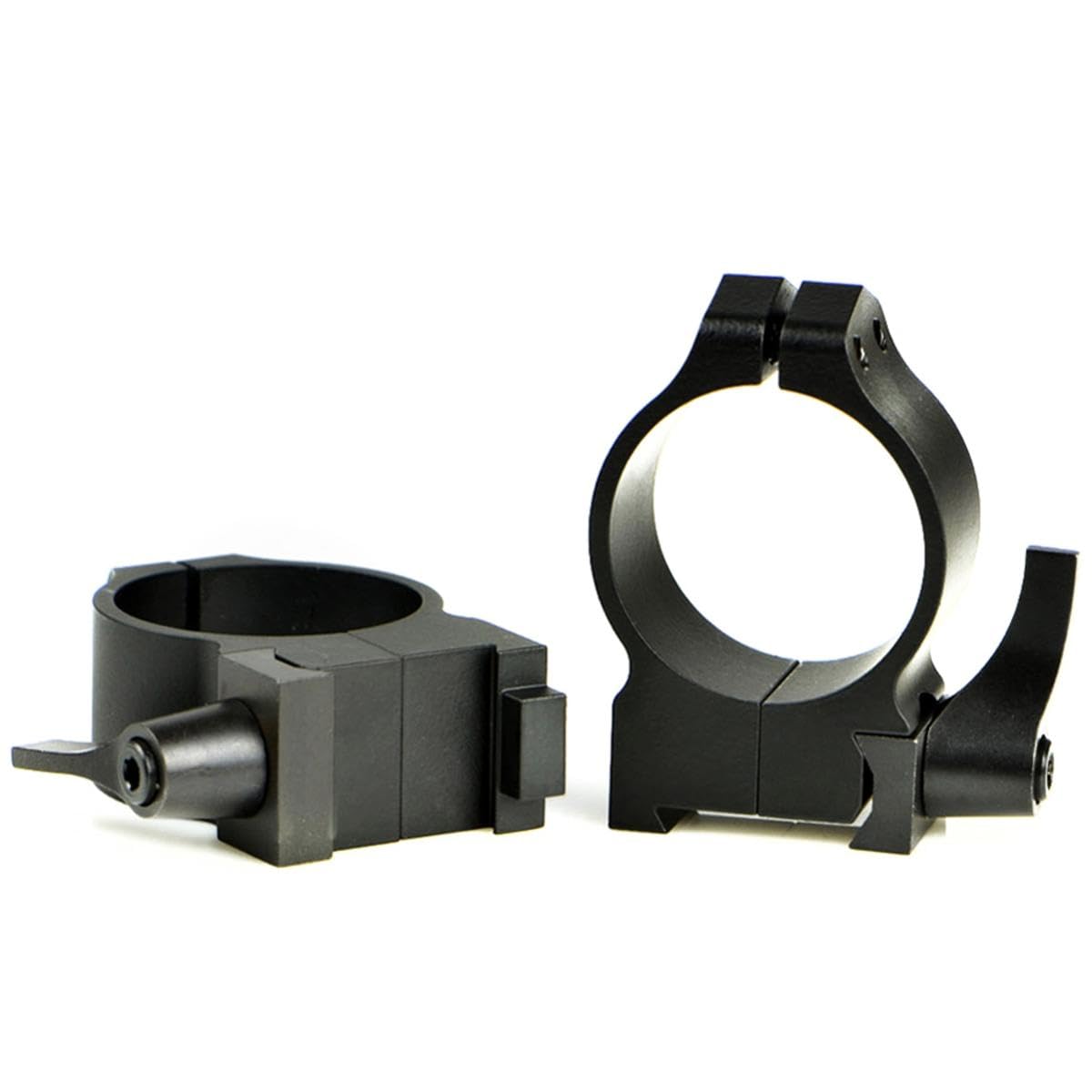 WARNE 1BLM CZ 550 Quick Detach Scope Rings, Solid Steel, Vertically Split, 1 inch, Med Matte