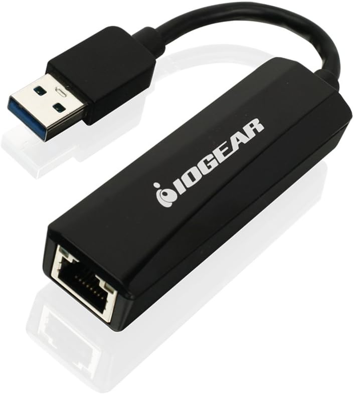IOGEAR USB 3.0 to Ethernet Adapter - LAN Network Adapter - Gigabit (10/100/1000Mbps) - USB Powered - Nintendo Switch