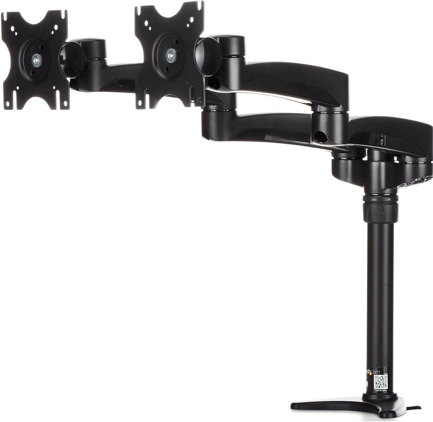 StarTech.com Desk Mount Dual Monitor Arm - Articulating - Supports Monitors 12'' to 24" (29.9lb/13.6kg)