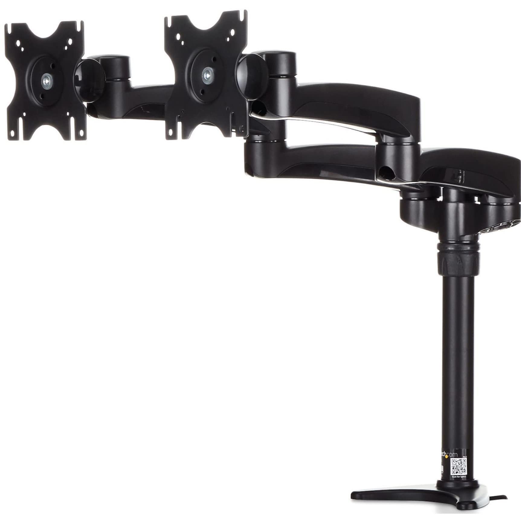 StarTech.com Desk Mount Dual Monitor Arm - Articulating - Supports Monitors 12'' to 24" (29.9lb/13.6kg)