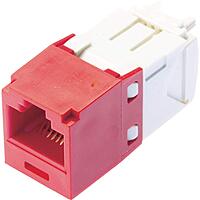 Panduit CJ688TGRD Category-6 8-Wire TG-Style Jack Module, Red