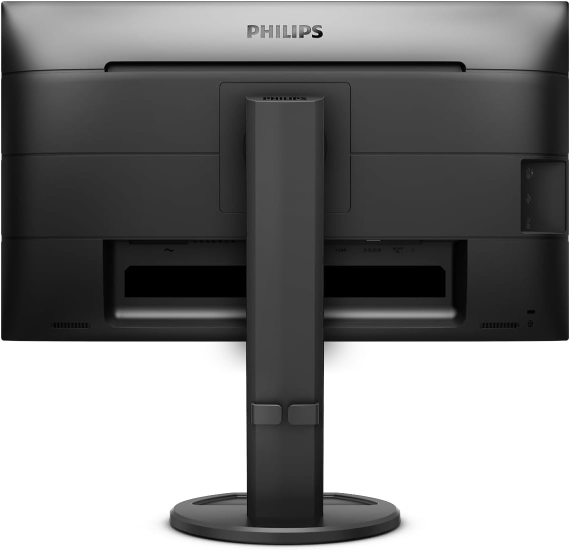 PHILIPS 241B8QJEB/17 24” Monitor, FHD IPS Panel, VGA, DVI, DP, HDMI, USB-Hub, EPEAT, Built-in Speaker, Height Adjustable