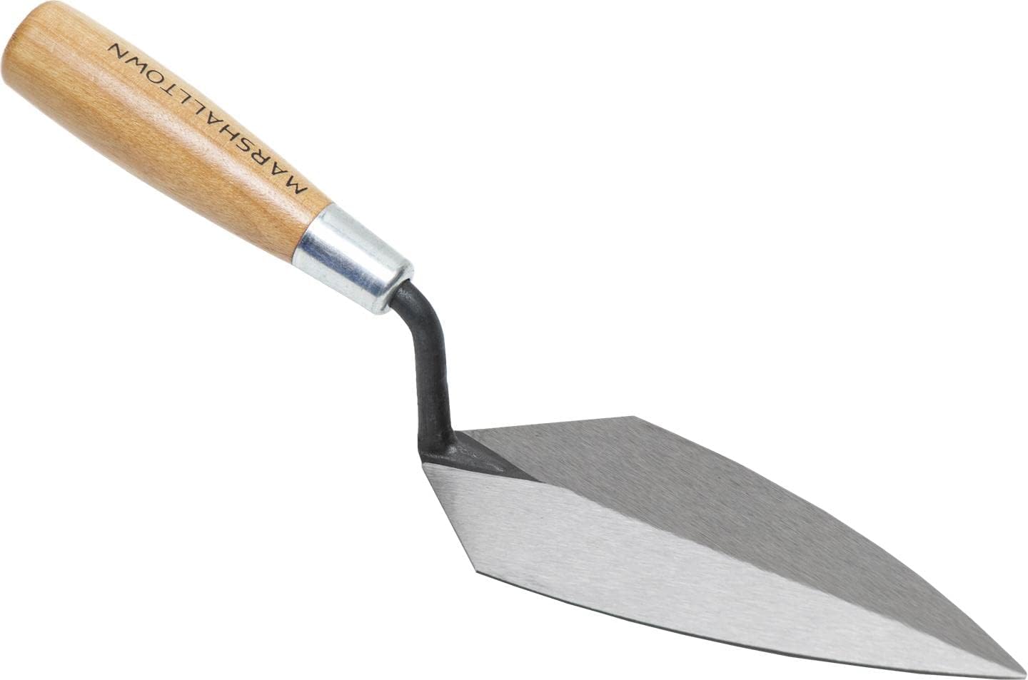Marshalltown Masonry Pointing Trowel, Philadelphia Style, 7 Inch X 3 Inch, Wood Handle, Made In The USA, 45 7 One Size