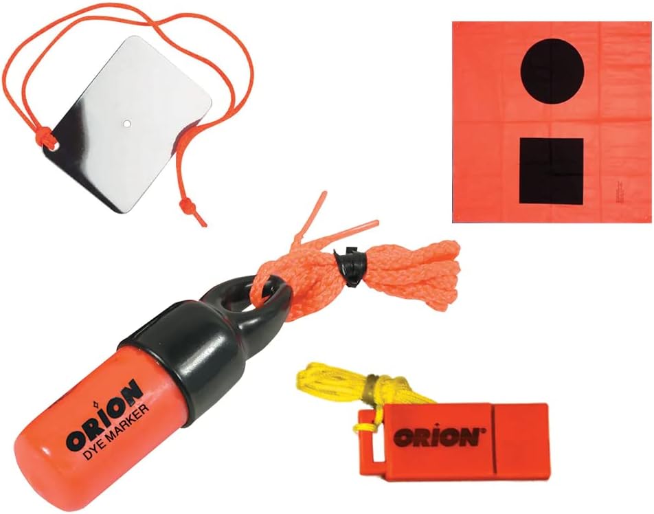 Orion Signaling Kit - Flag, Mirror, Dye Marker & Whistle