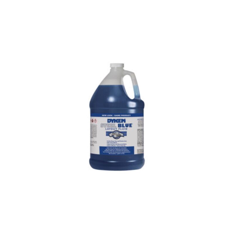 Dykem 80700 Steel Blue Layout Fluid 1 Gallon Container