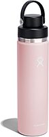 Hydro Flask Water Bottle - Insulated Stainless Steel - Wide Mouth Flex Chug Lid, Non Spill, Leakproof in 24 Oz Trillium Pink