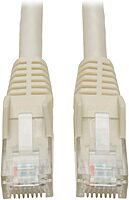 Eaton Tripp Lite Series Cat6 Gigabit Snagless Molded (UTP) Ethernet Cable (RJ45 M/M), PoE, White, 10 ft. (3.05 m) - N201010WH