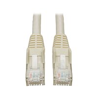 Eaton Tripp Lite Series Cat6 Gigabit Snagless Molded (UTP) Ethernet Cable (RJ45 M/M), PoE, White, 10 ft. (3.05 m) - N201010WH