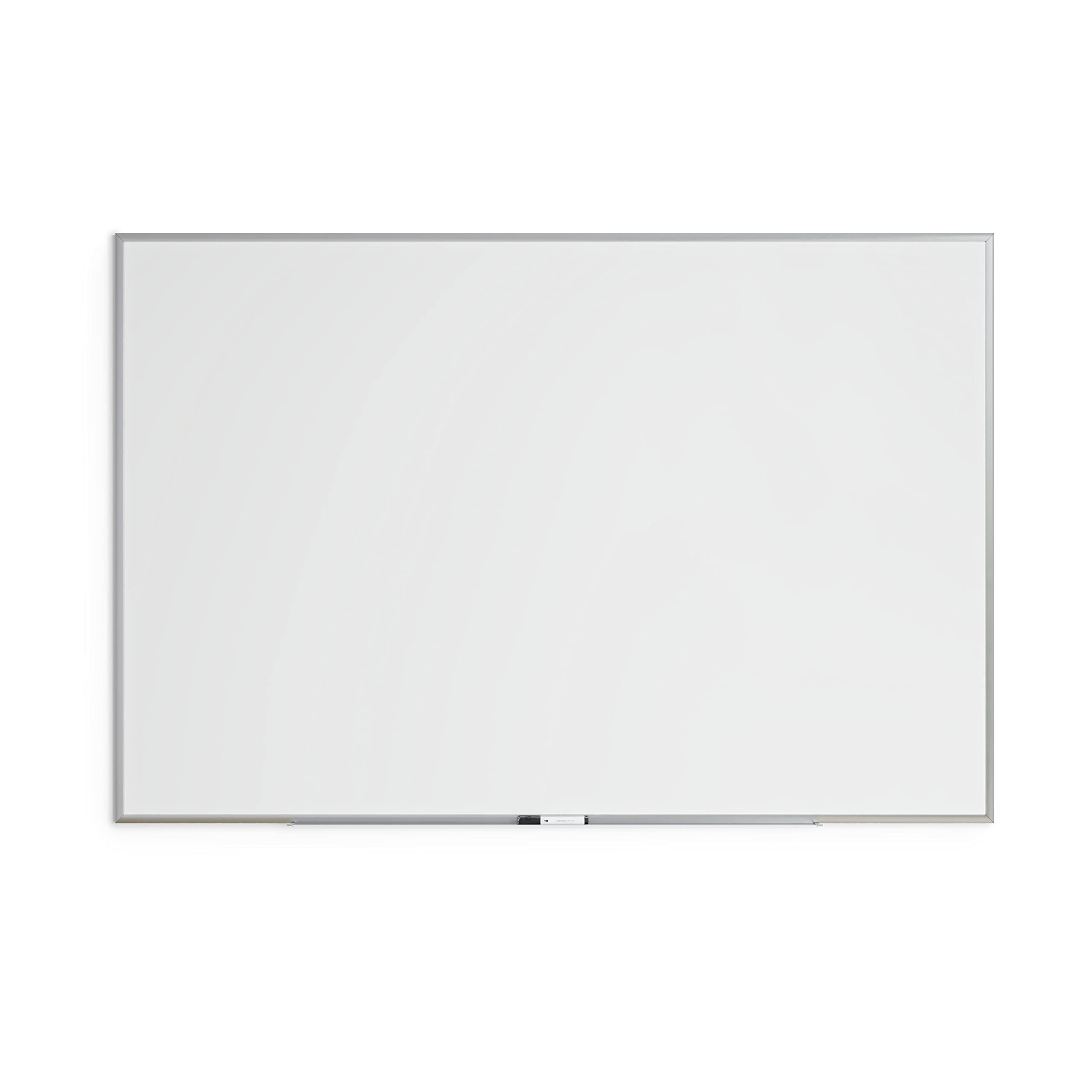 U BRANDS Magnetic Dry Erase Board, Silver Aluminum Frame
