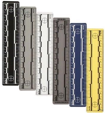 Forensics Source 6-3810 Vinyl 6" Ruler (10 Pack), White
