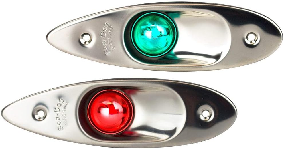Sea-Dog Stainless Steel Flush Mount LED Side Lights