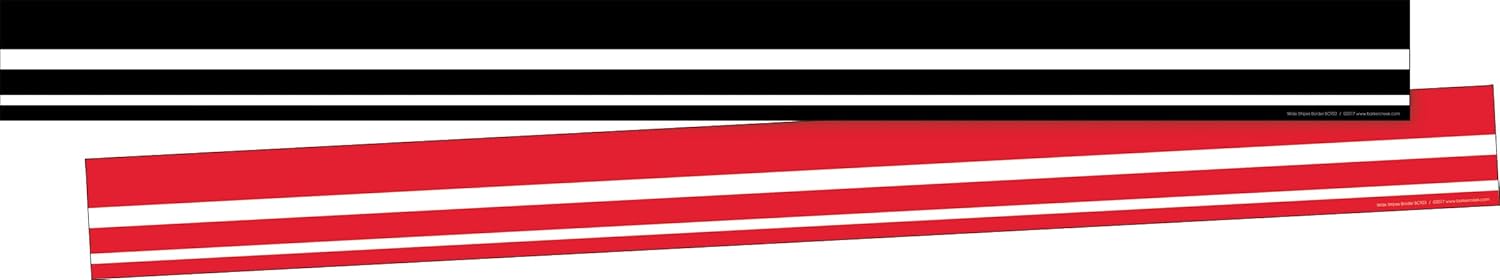 BARKER CREEK Double-Sided Trim Set of 3 Classroom Border Strips