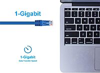 Monoprice Cat5e Flexboot Ethernet Patch Cable - Snagless RJ45, 24AWG, UTP, 350MHz