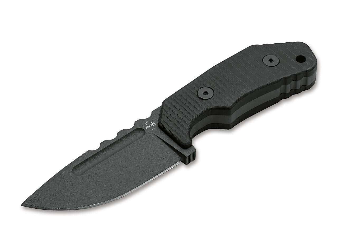 BÖKER PLUS Little Dvalin Fixed Blade EDC Knife - D2 Tanto - G10 - Kydex Sheath