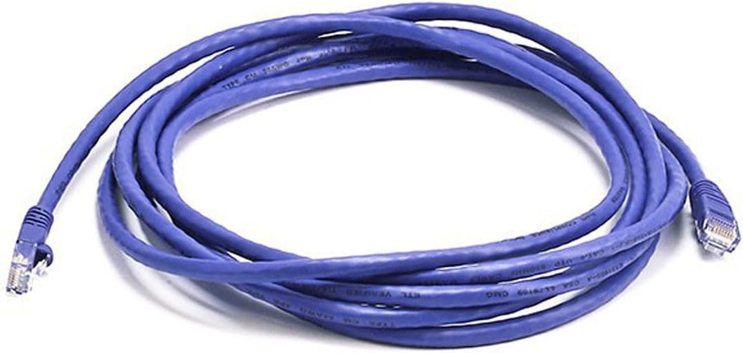 Monoprice Cat6 24AWG UTP Ethernet Patch Cable - Snagless RJ45, 550MHz, Pure Bare Copper