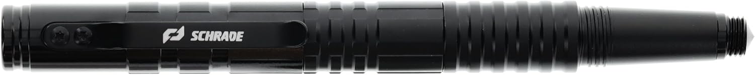 Schrade Delta Class Reckon Ultimate Pen with Refillable, Screw-off Design and Tactical Build for Outdoor Survival