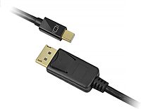 SIIG CB-DP1J12-S1 DisplayPort Cable, Black
