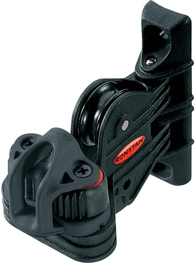 Ronstan Swivel Base Cam Cleat W Sheave Vertical Mount Swivel Cam/Sheave Base
