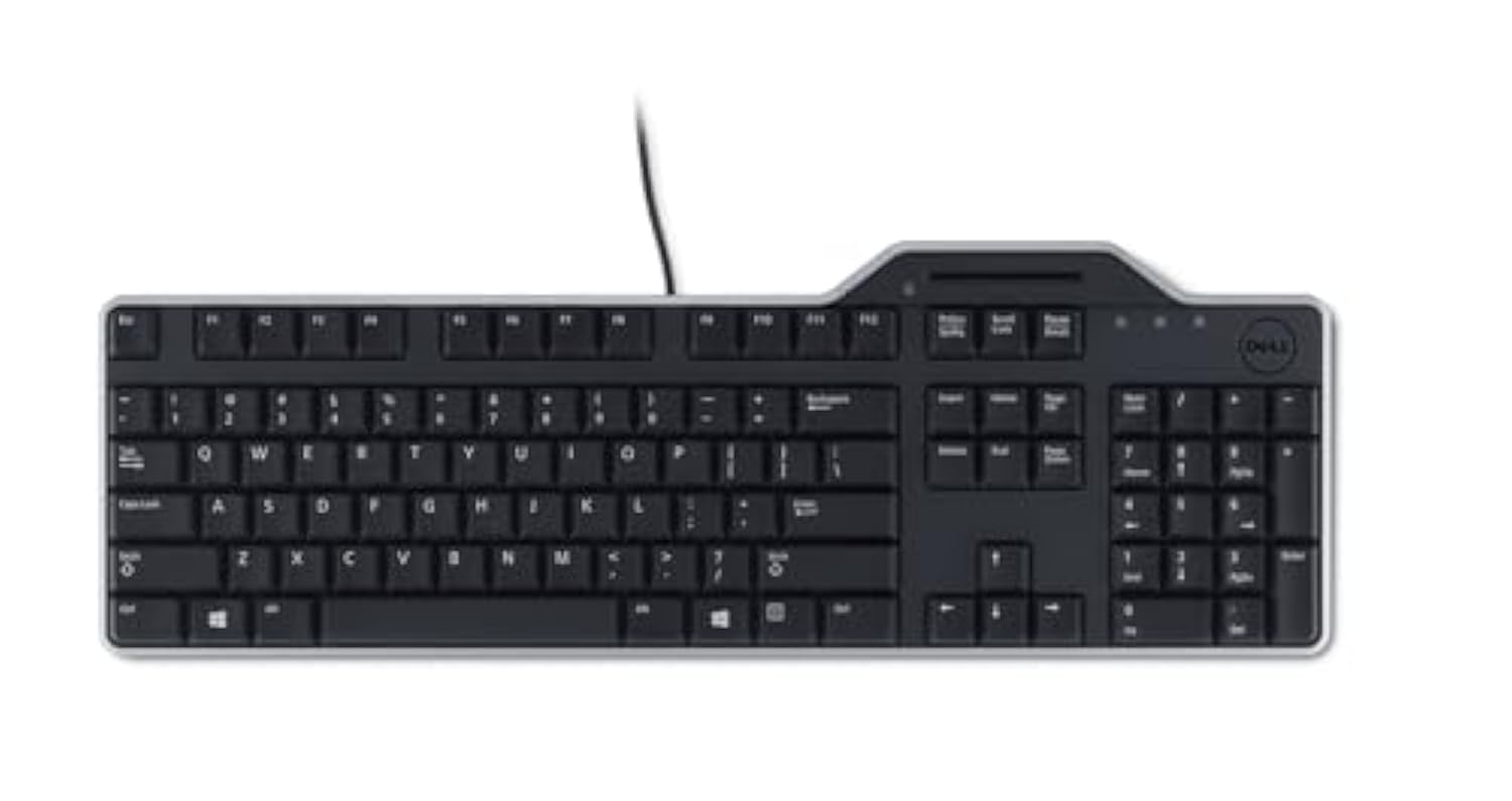 Dell OptiPlex Smart Card Keyboard, Black, KB-813