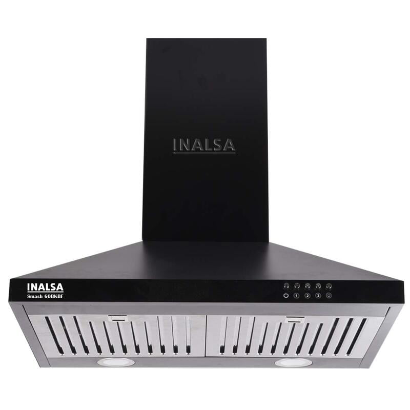 Inalsa Smash 60BKBF Wall Mounted 60cm 1050m3/hr Chimney Inalsa Smash 60BKBF Wall Mounted 60cm 1050m3/hr Chimney